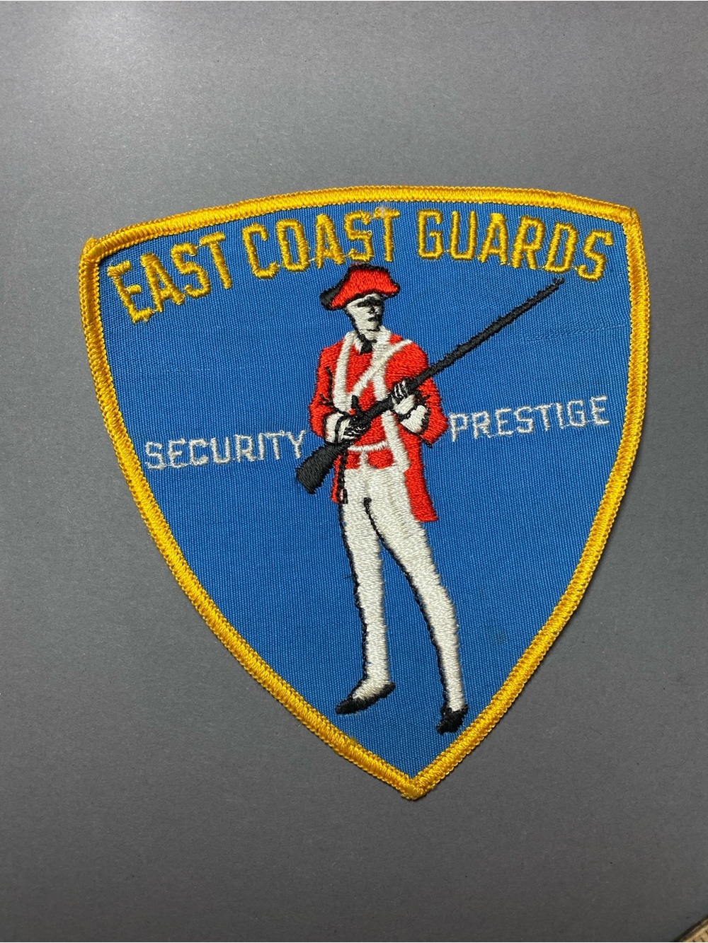 Vintage eastern coast guard security patch large